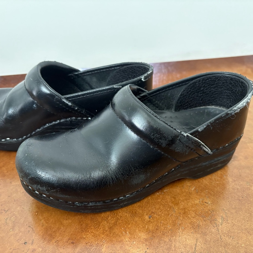 Dansko professional black clogs